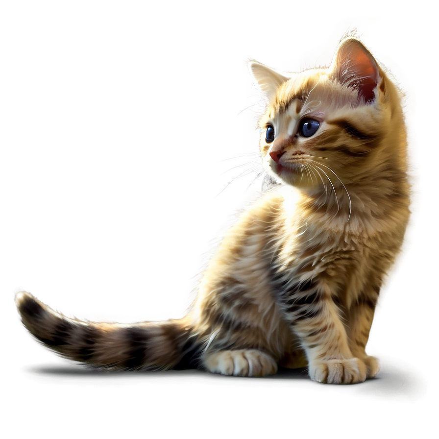 Delightful Kitten Tail Png Equ PNG Image