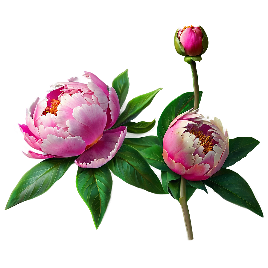 Delightful Peony Picture Png Xus PNG Image