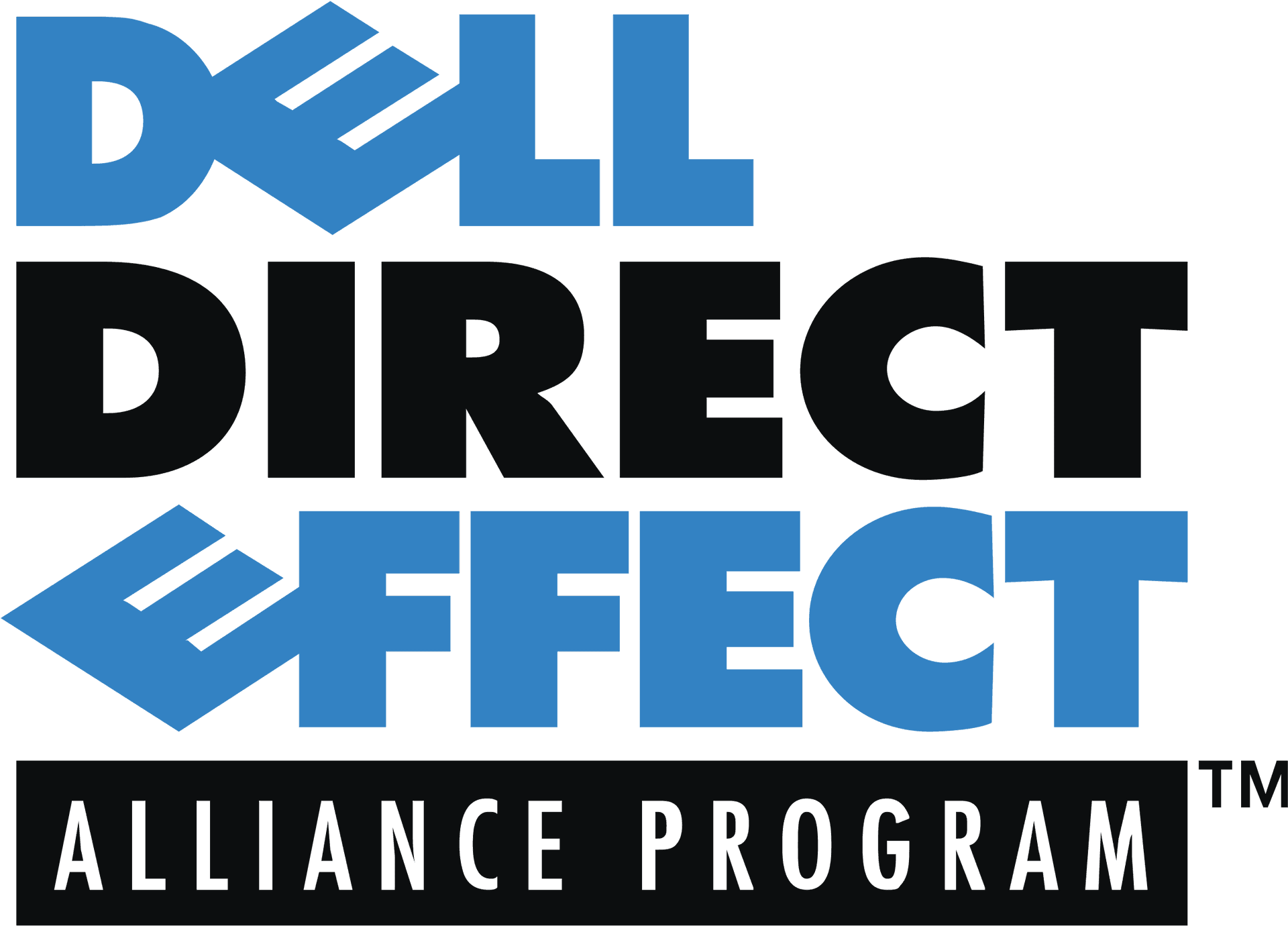 Dell Direct Effect Alliance Program Logo PNG Image