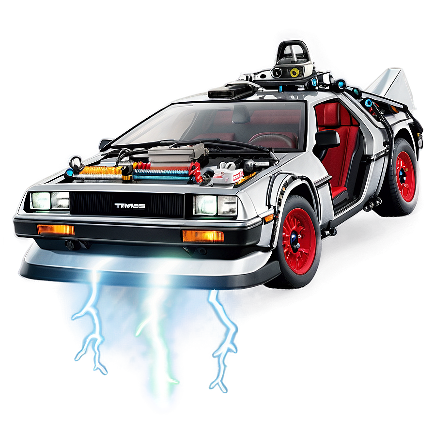 Delorean Time Machine Back To The Future Png Cbt34 PNG Image