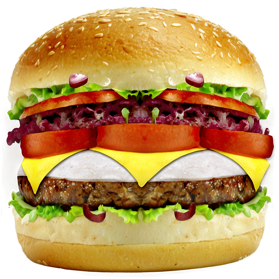 Deluxe Burger Png 05042024 PNG Image