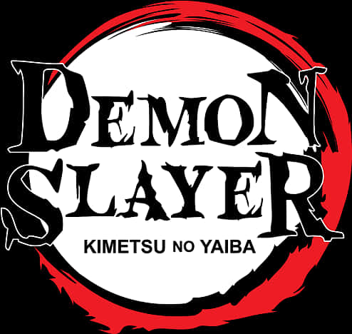 Demon Slayer Logo Kimetsuno Yaiba PNG Image