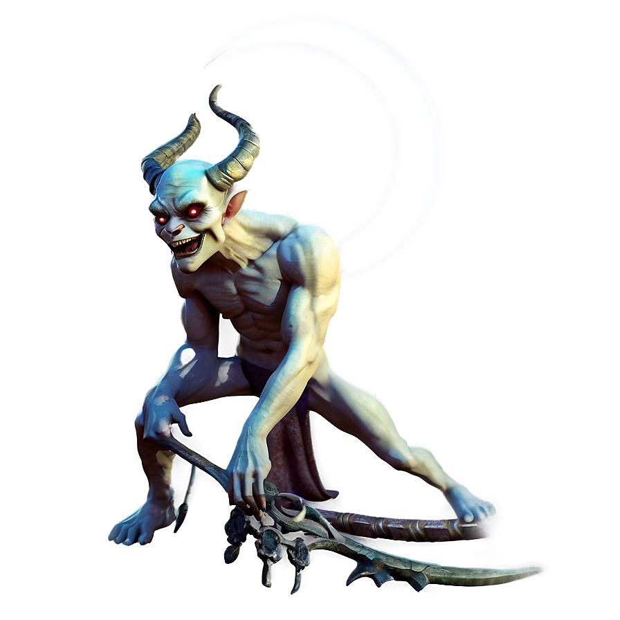 Demon Under Moon Png Vbw PNG Image