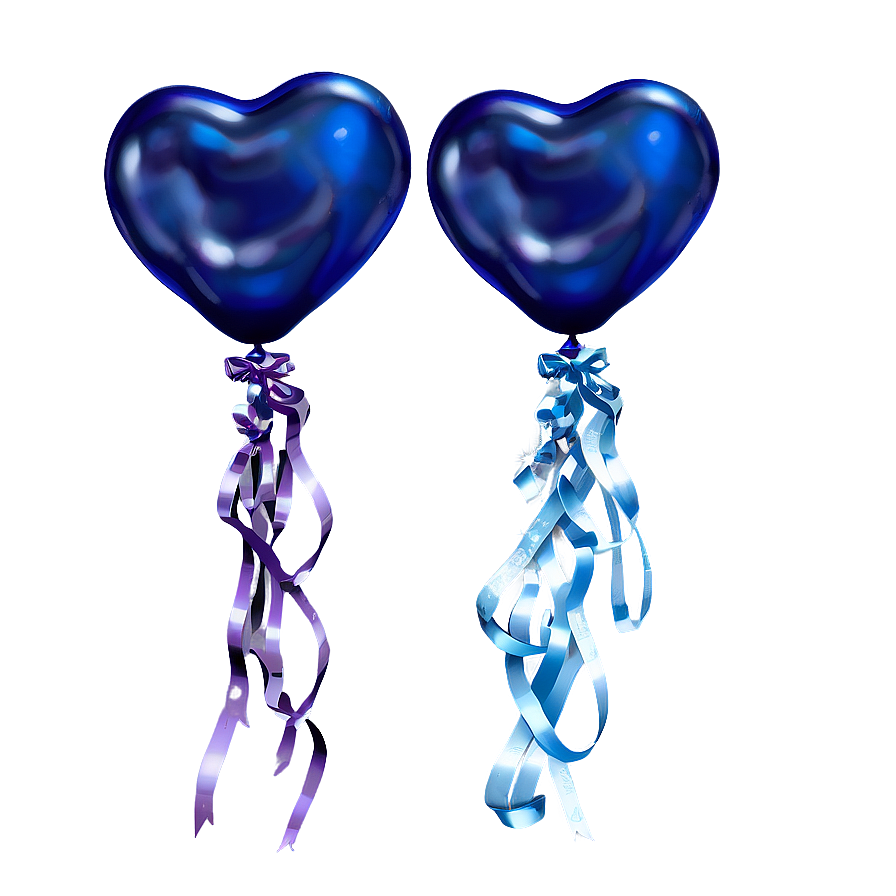 Denim Blue Balloons Png 28 PNG Image