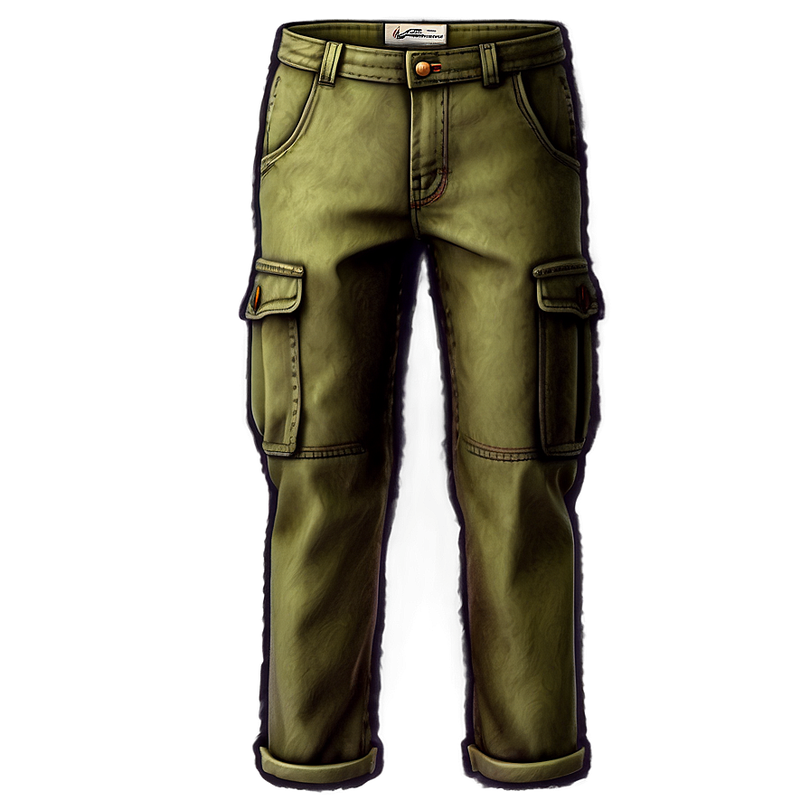 Denim Cargo Pants Png Rpy PNG Image