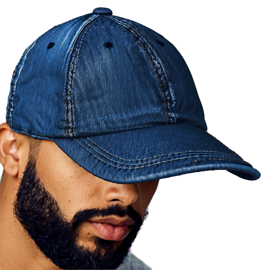 Denim Dad Cap Artwork Png Xwr PNG Image