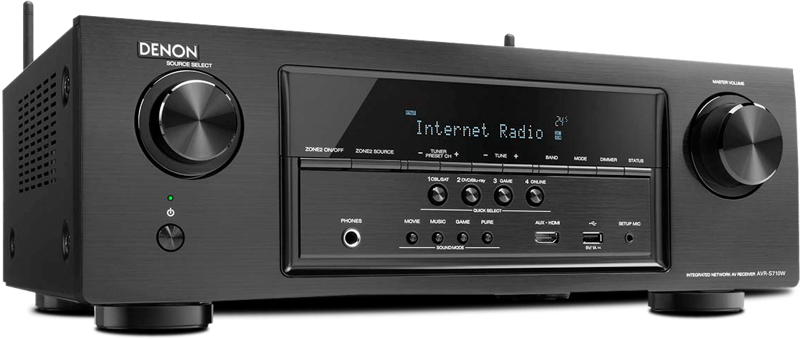 Denon Internet Radio A V Receiver PNG Image