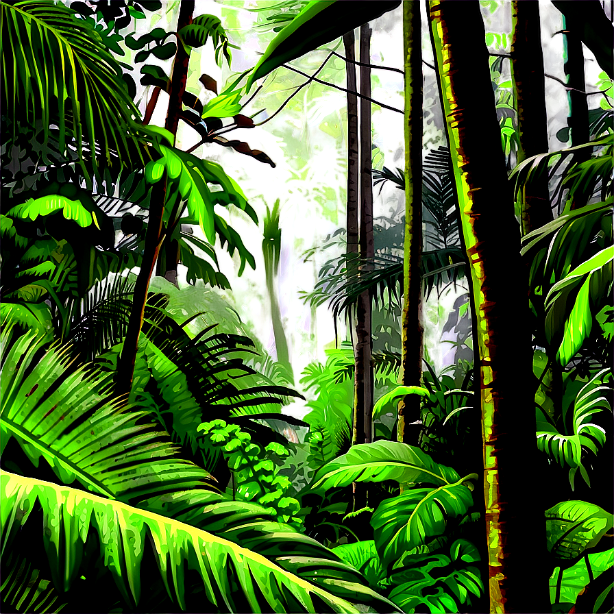 Dense Jungle Forest Png 12 PNG Image