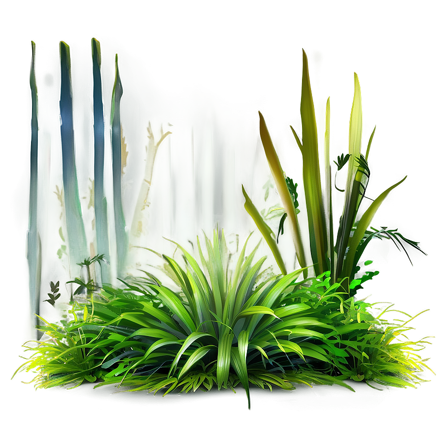 Dense Jungle Grass Png Oir PNG Image