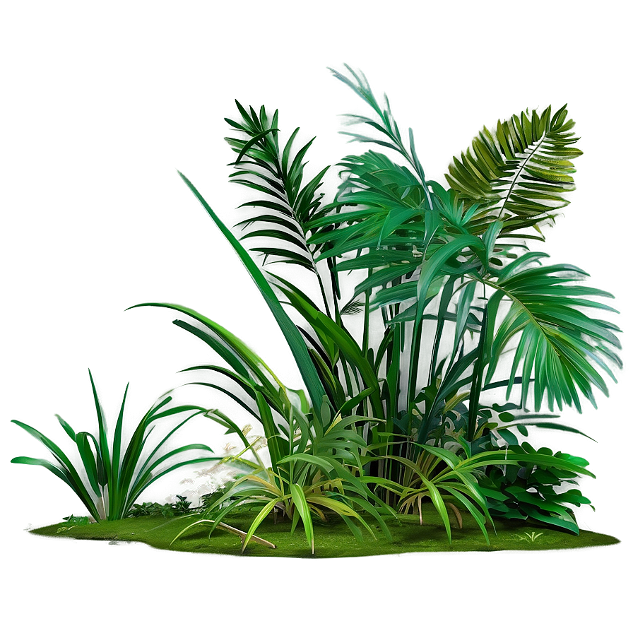 Dense Jungle Grass Png Ube PNG Image