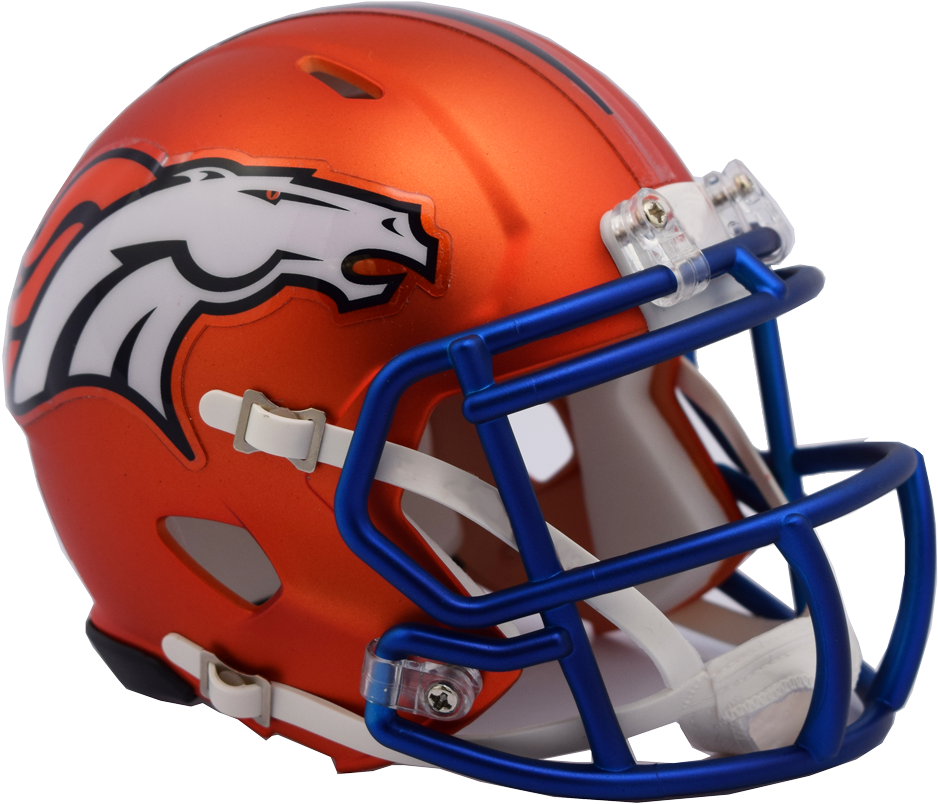 Denver Football Helmet Profile PNG Image