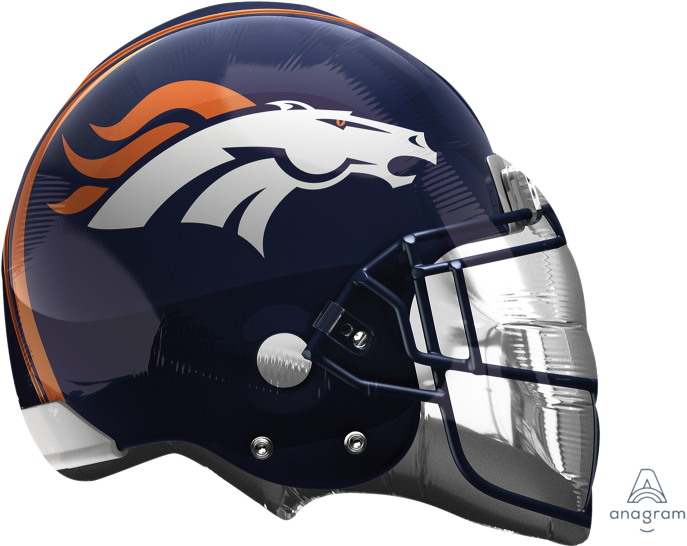 Denver Football Team Helmet PNG Image