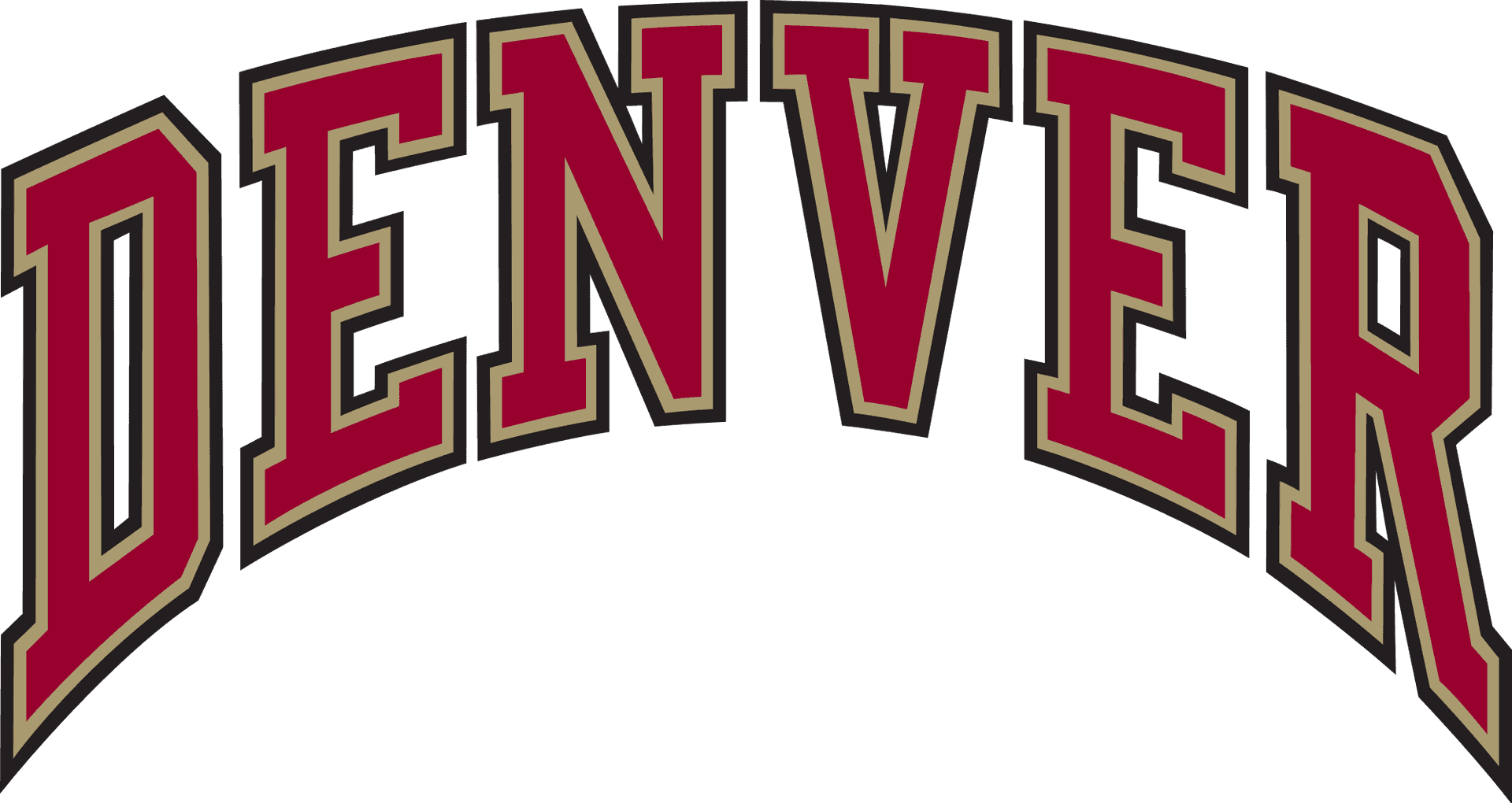 Denver Text Logo Design PNG Image