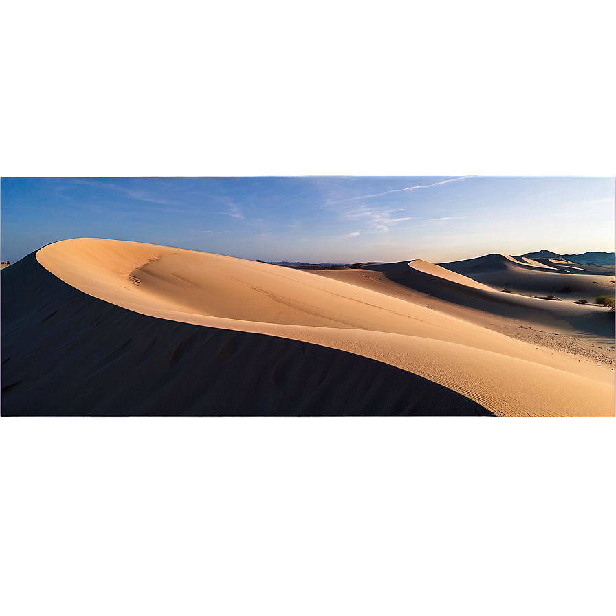 Desert Dunes At Dawn Landscape Png Cvv34 PNG Image