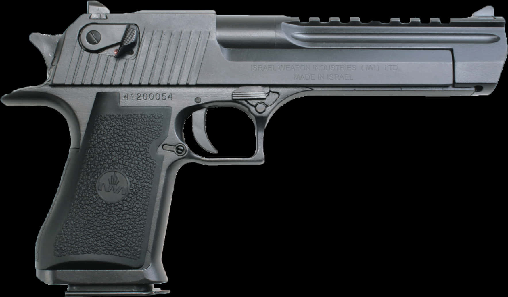 Desert Eagle Pistol Side View PNG Image