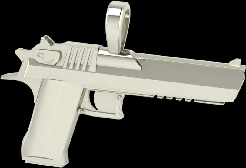 Desert Eagle3 D Model PNG Image