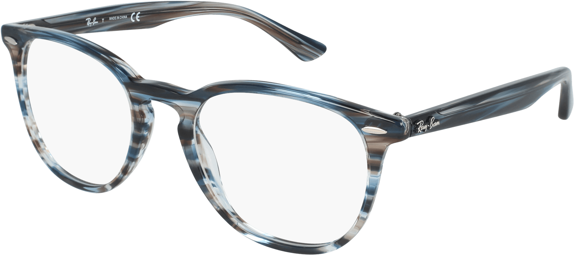 Designer Acetate Eyeglasses Transparent Frame PNG Image