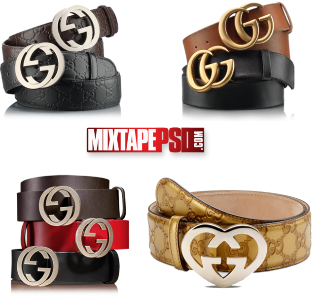 Designer Belts Collection PNG Image