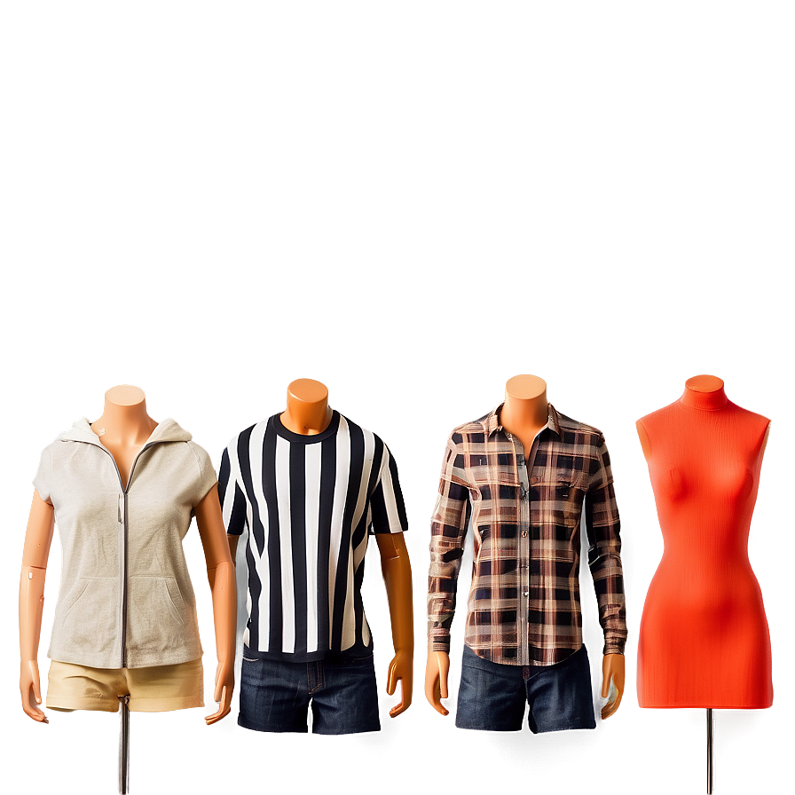 Designer Clothes Lineup Png 6 PNG Image