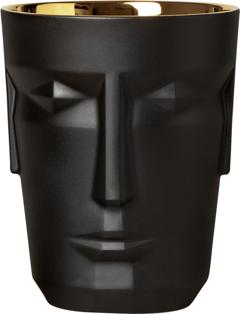 Designer Face Plastic Bucket PNG Image