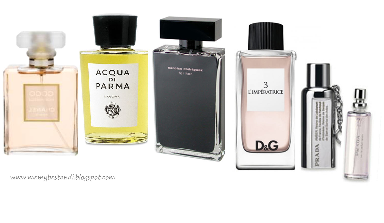 Designer Perfume Bottles Collection PNG Image