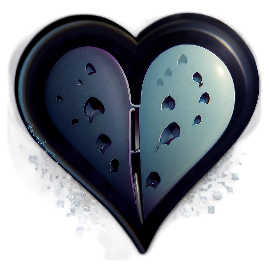 Despair Broken Heart Emoji Png Qem72 PNG Image