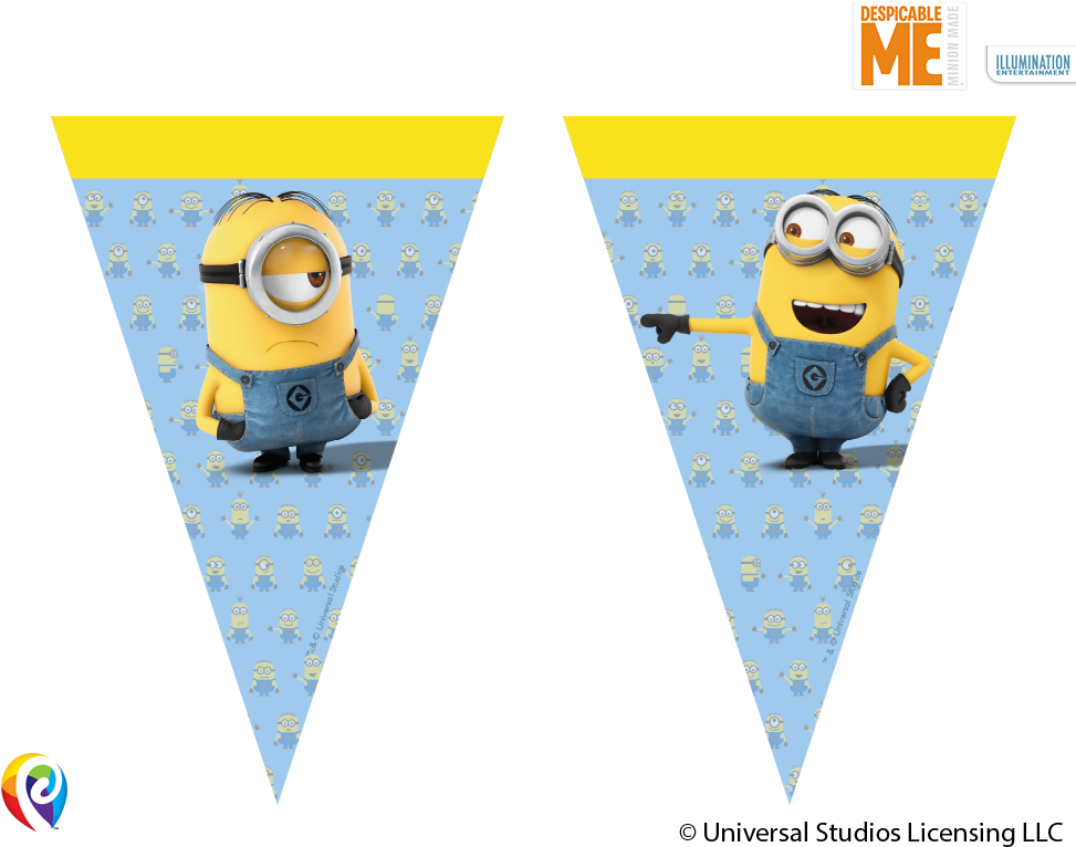 Despicable Me Minions Banner Design PNG Image