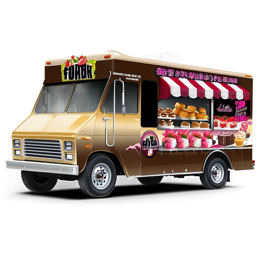 Dessert Food Truck Png 12 PNG Image