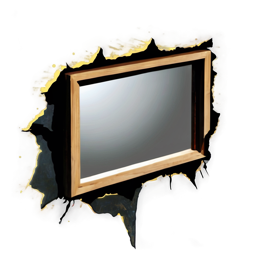 Destroyed Mirror View Png 06132024 PNG Image