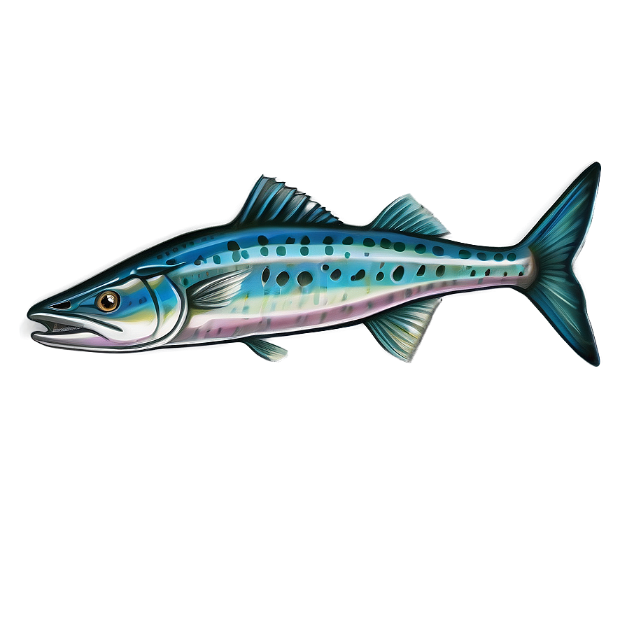 Detailed Barracuda Drawing Png Hpx71 PNG Image