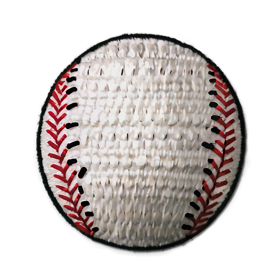 Detailed Baseball Stitching Artwork Png 20 PNG Image