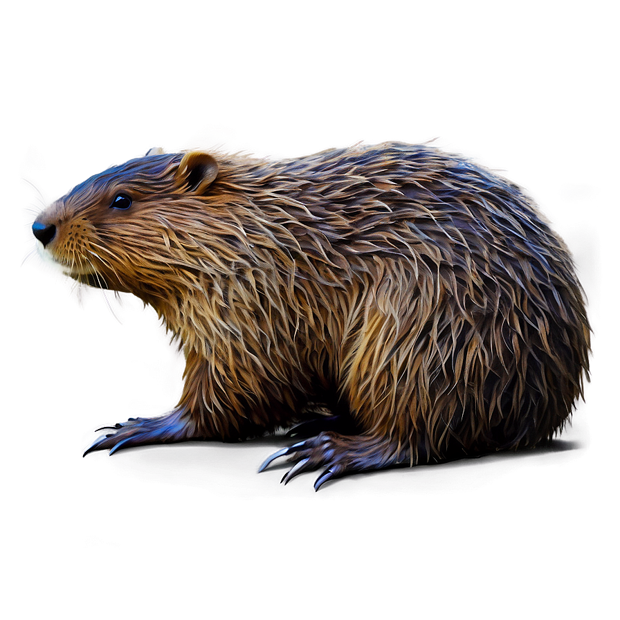 Detailed Beaver Outline Png 98 PNG Image