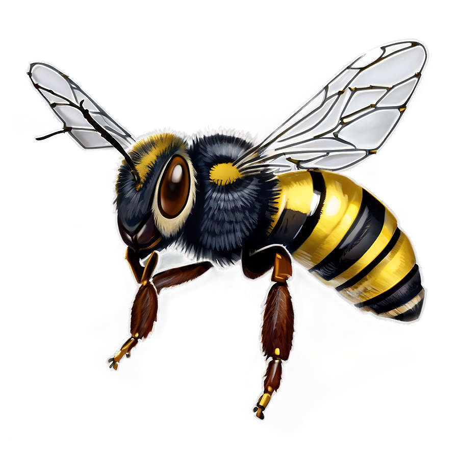 Detailed Bee Png 05232024 PNG Image