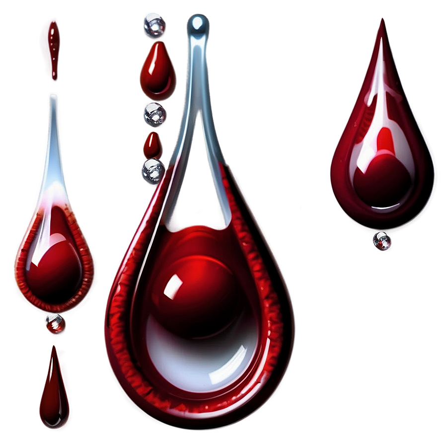 Detailed Blood Drop Png Uni85 PNG Image