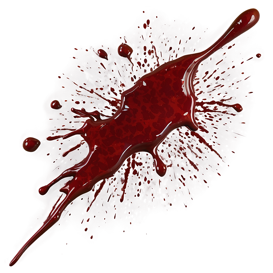 Detailed Blood Splatter Png Edr PNG Image