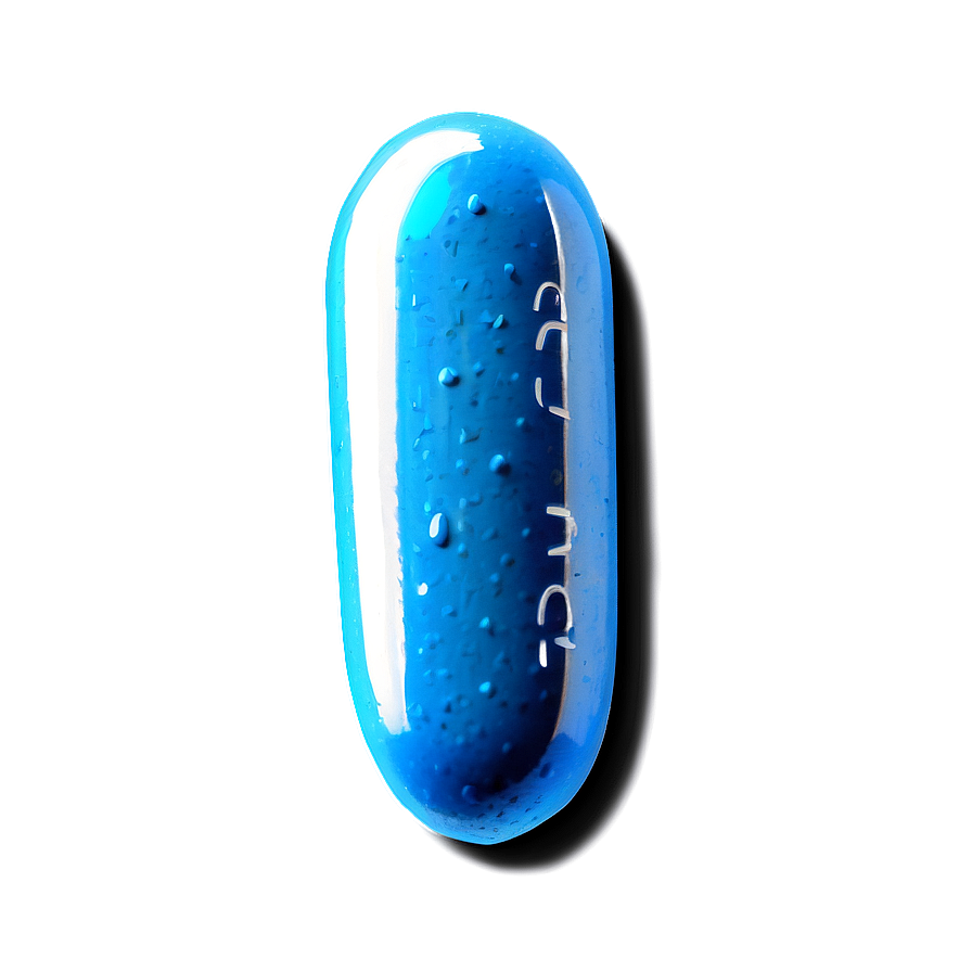 Detailed Blue Pill Png Hbu PNG Image