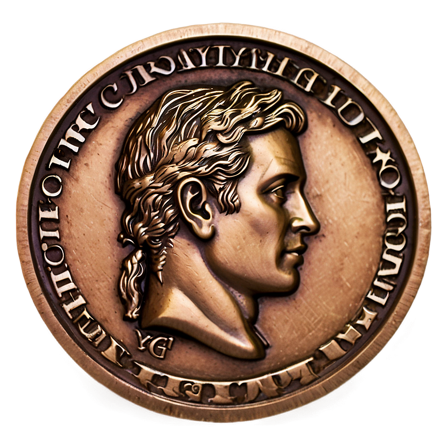 Detailed Bronze Coin Png Wev33 PNG Image