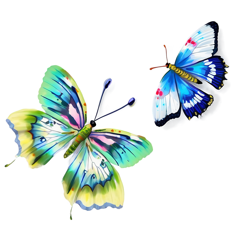 Detailed Butterflies Png 26 PNG Image