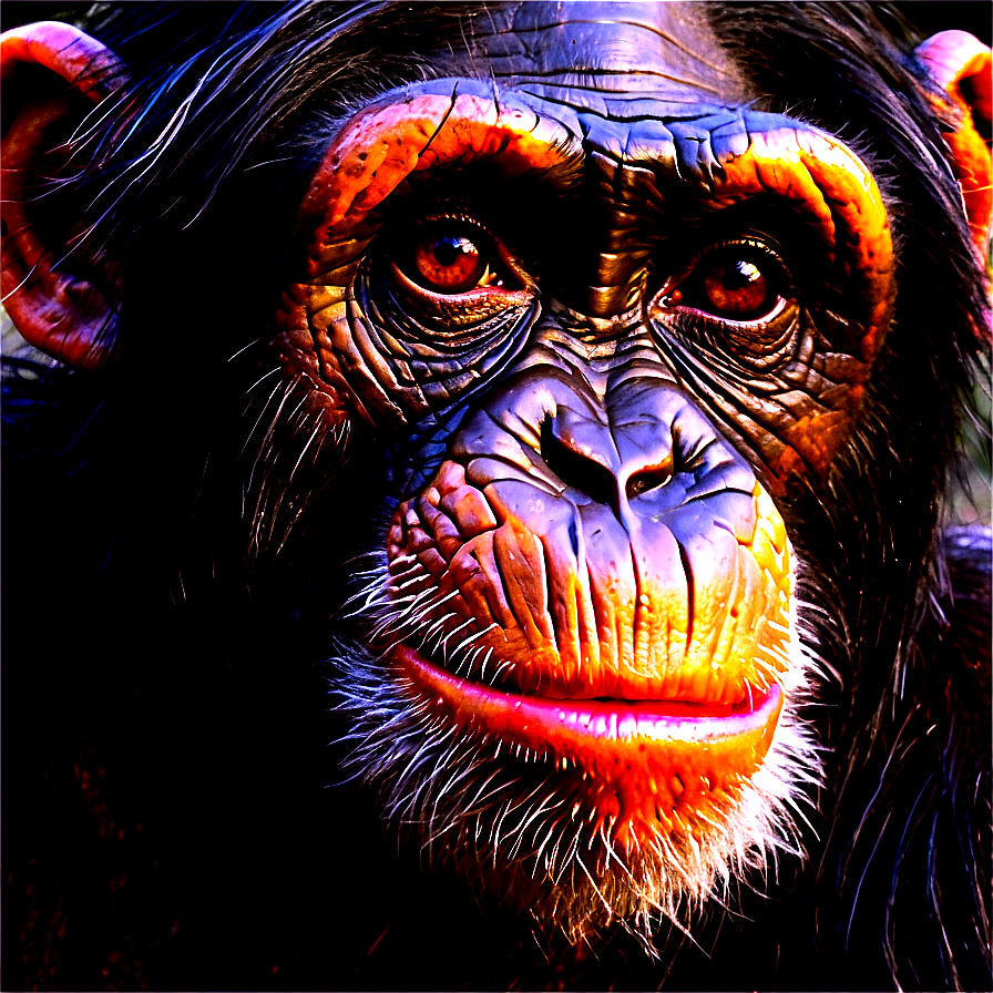 Detailed Chimpanzee Fur Texture Png 06112024 PNG Image