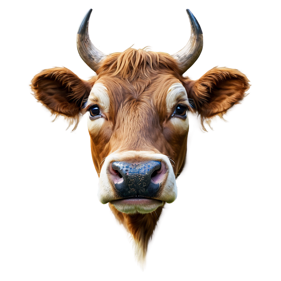 Detailed Cow Face Png Joj PNG Image