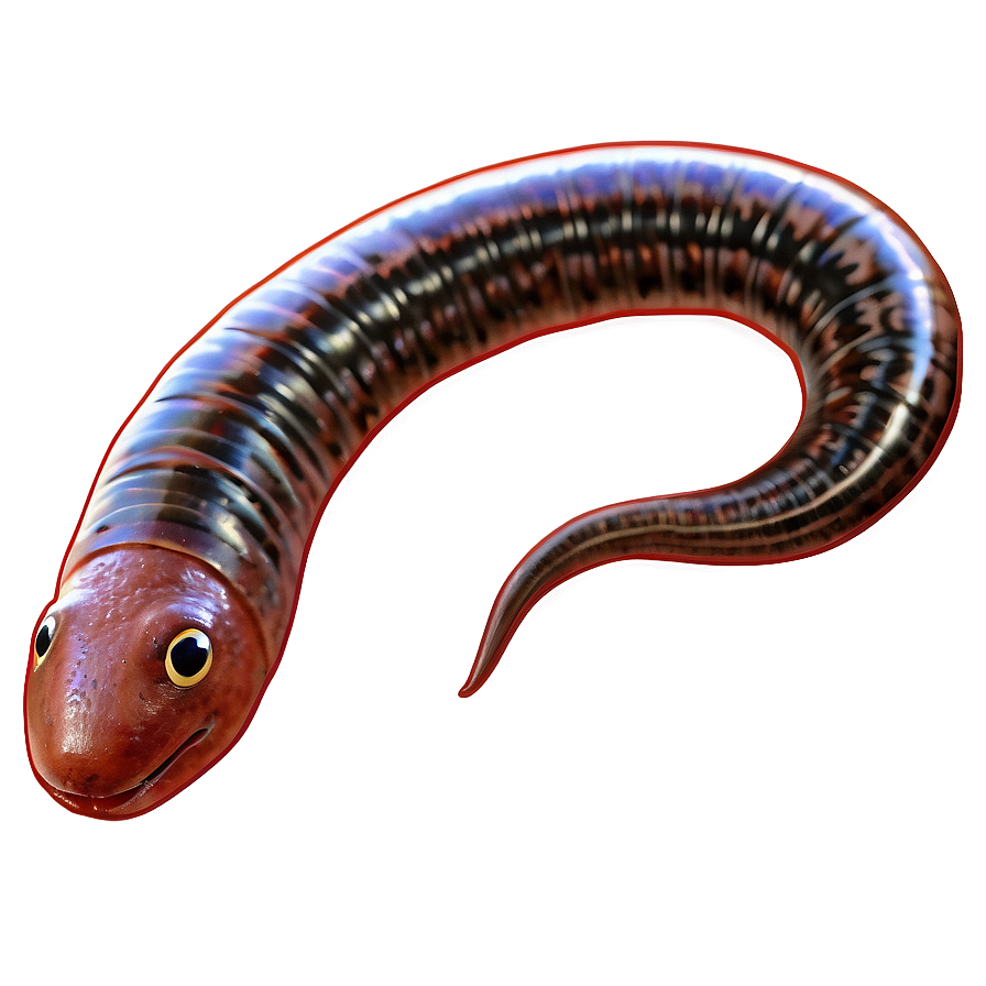 Detailed Earthworm Drawing Png Gnm22 PNG Image