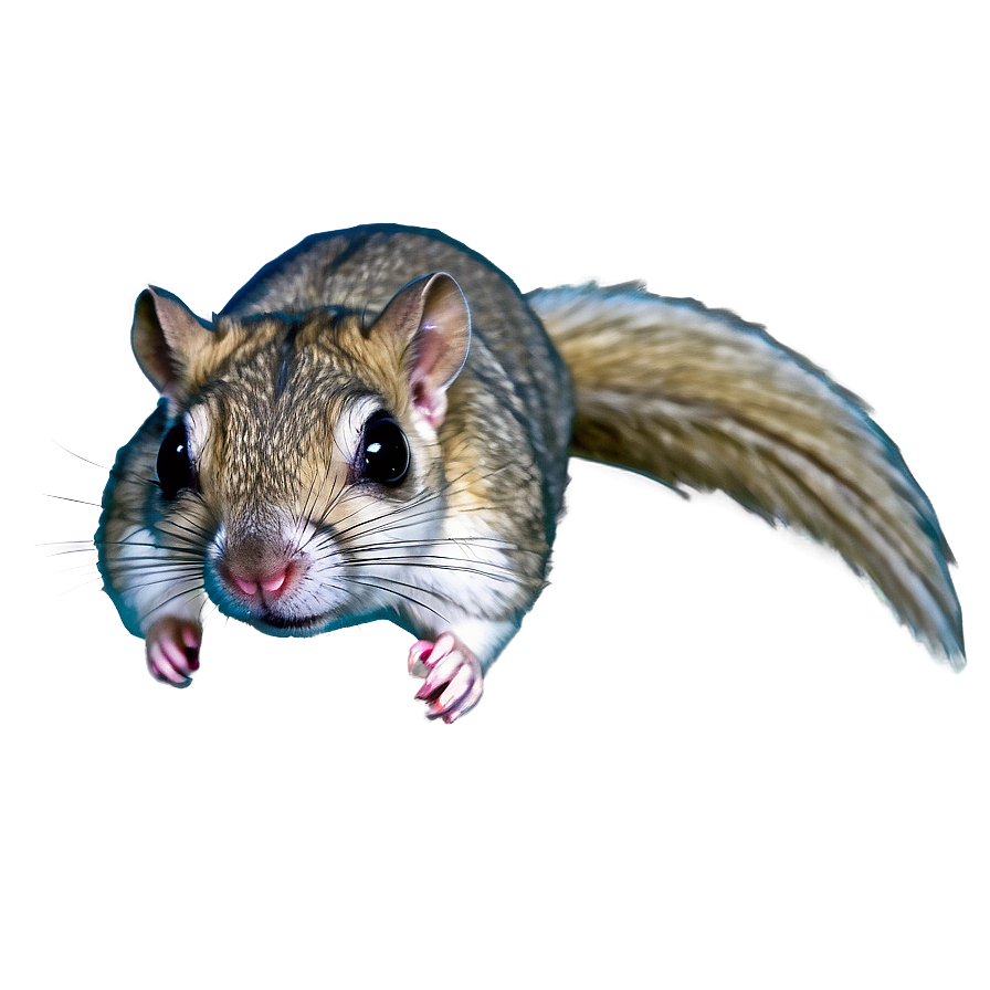 Detailed Flying Squirrel Png 11 PNG Image