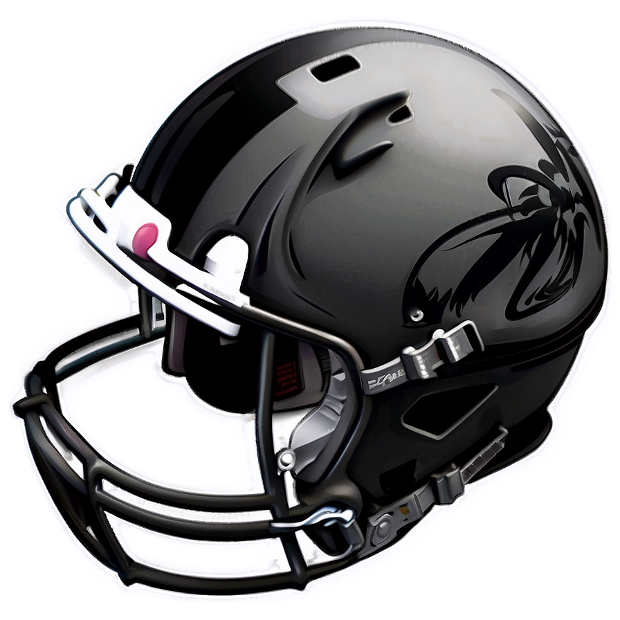 Detailed Football Helmet Sketch Png 33 PNG Image