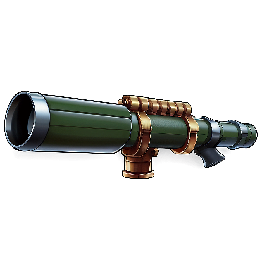 Detailed Illustration Bazooka Png Mpp PNG Image