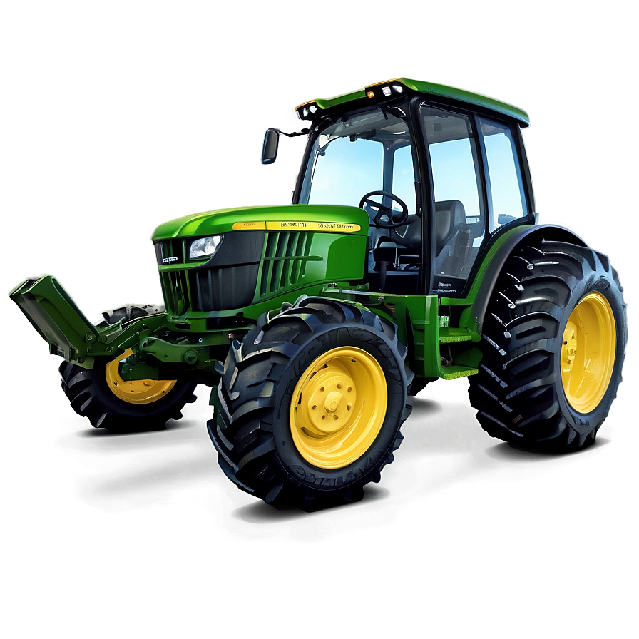 Detailed John Deere Tractor Sketch Png Brc PNG Image