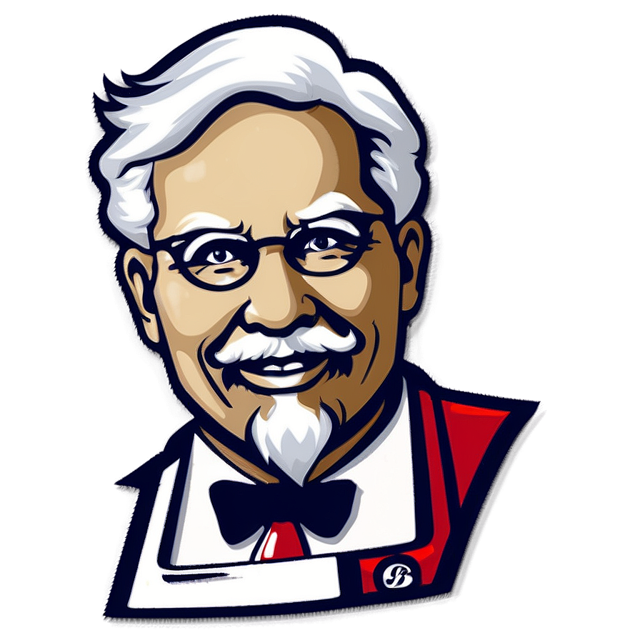 Detailed Kfc Logo With Texture Png 95 PNG Image