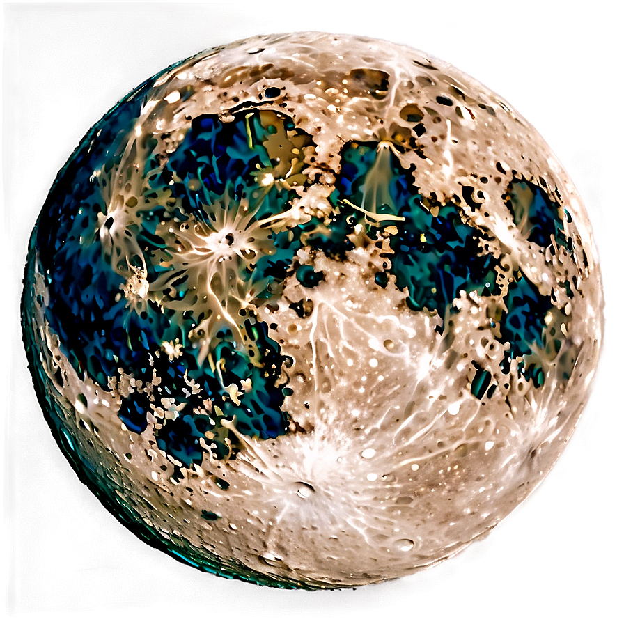 Detailed Moon Surface Texture Png Ete PNG Image