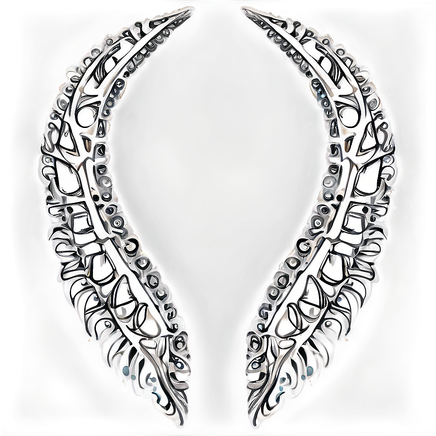 Detailed Neck Tattoo Drafts Png 27 PNG Image