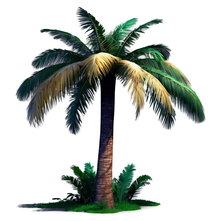 Detailed Palm Tree Png Kby PNG Image