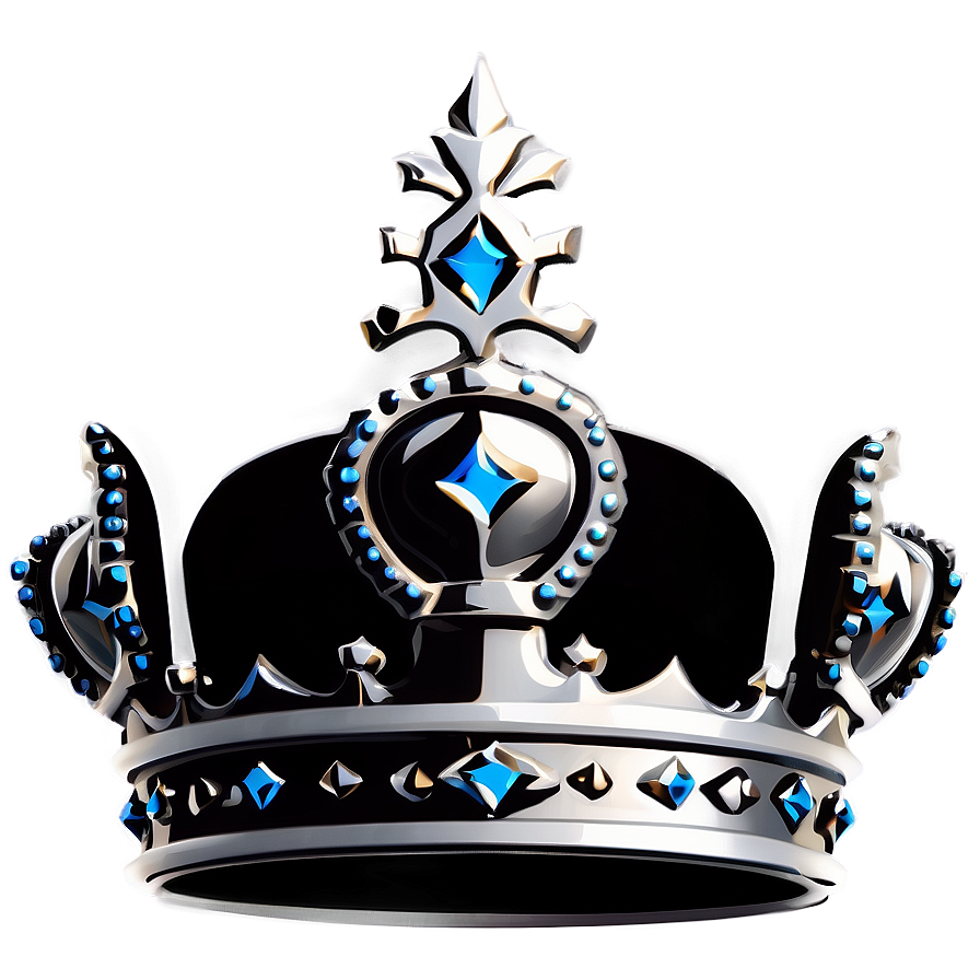 Detailed Queen Crown Silhouette Png Juo83 PNG Image